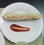 ズッキーニの肉詰の写真