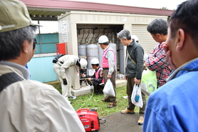 ＬＰガス発電機訓練