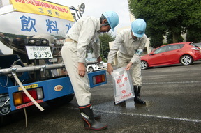 給水車による給水