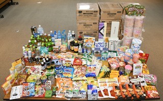 フードドライブで集まった食品