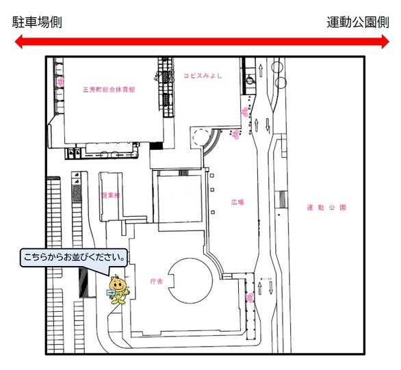 令和6年度税の申告相談の当日券配布場所