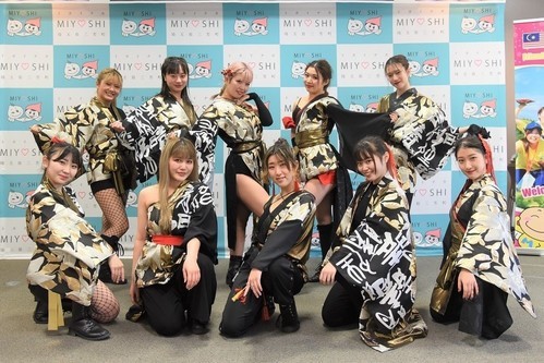 三芳町のダンスチームMRK team by SAKURAの皆さん