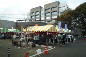 産業祭食のブース