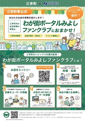 わが街ポータルみよしファンクラブチラシ表