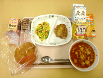 12月21日 はじめての「セレクト給食」（のみもの）