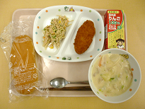 4月27日 手作りルウで作った「春野菜のクリーム煮」