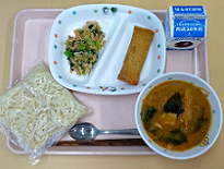 9月27日 青森県のソウルフードを模した「みんなのみそカレー豆乳ラーメン」