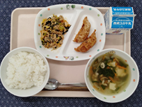7月14日 クレオパトラも愛した野菜の王様「モロヘイヤ」を使った献立
