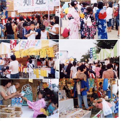 昨年の模擬店の様子