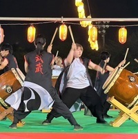 三芳町ふるさと大使　武蔵流宗家武蔵太鼓