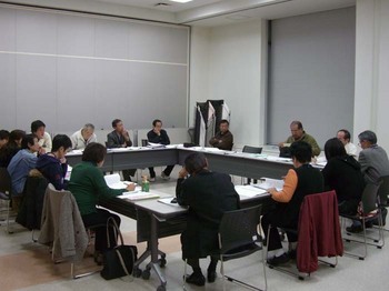 協まちネット準備会 事業部会会議風景