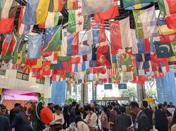 FAO本部世界農業遺産の認定証授与式会場様子