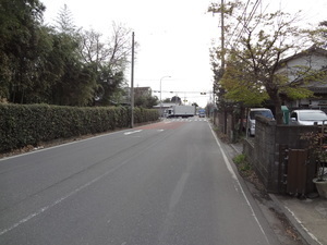 多福寺前交差点東側改良前の写真