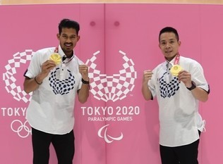 金メダルを獲得したマレーシア・パラリンピアン